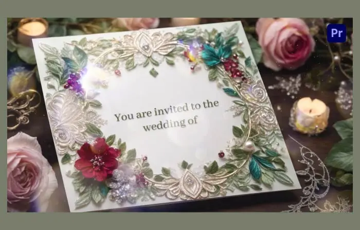Premium Classy 3D Wedding Invitation Slideshow